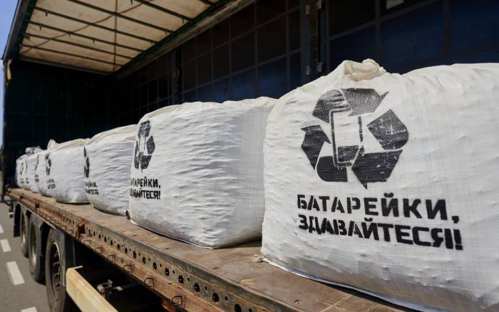 42 тонни відпрацьованих батарейок вирушили з «Сільпо» на перероблення